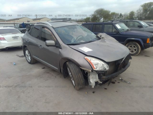 JN8AS5MV1CW356979 - 2012 NISSAN ROGUE S/SV Gray photo 1