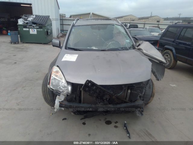 JN8AS5MV1CW356979 - 2012 NISSAN ROGUE S/SV Gray photo 6