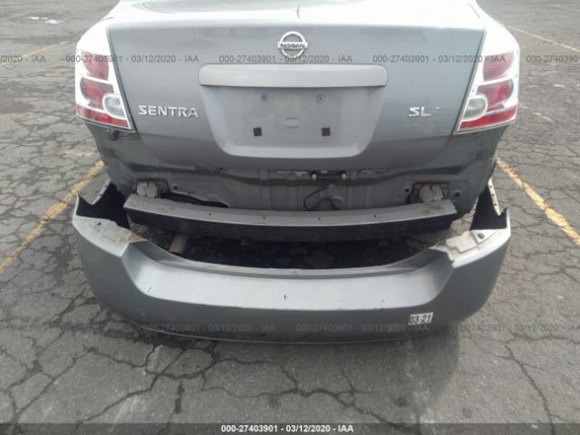 3N1AB61E58L648852 - 2008 NISSAN SENTRA 2.0/2.0S/2.0SL Gray photo 6