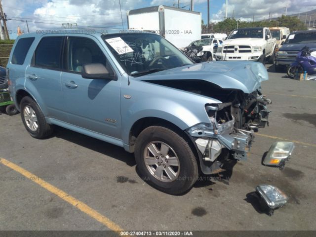 4M2CU81Z58KJ30380 - 2008 MERCURY MARINER  Blue photo 1