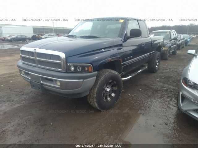 1B7HF13Z61J553796 - 2001 DODGE RAM 1500  Blue photo 2