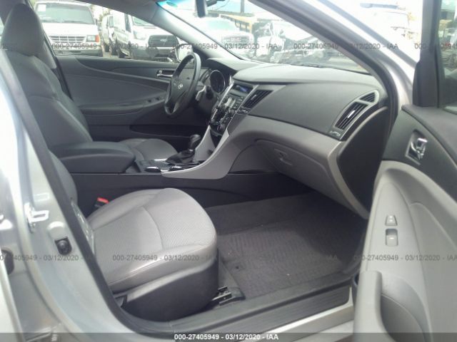 5NPEC4AC6DH807824 - 2013 HYUNDAI SONATA SE/LIMITED Silver photo 5