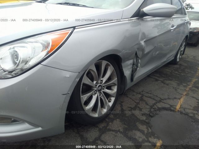 5NPEC4AC6DH807824 - 2013 HYUNDAI SONATA SE/LIMITED Silver photo 6