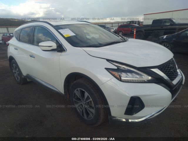 5N1AZ2MS8KN116971 - 2019 NISSAN MURANO S/SL/SV/PLATINUM White photo 1