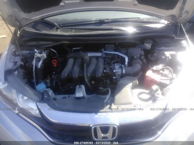 3HGGK5H40KM704178 - 2019 HONDA FIT LX Silver photo 10