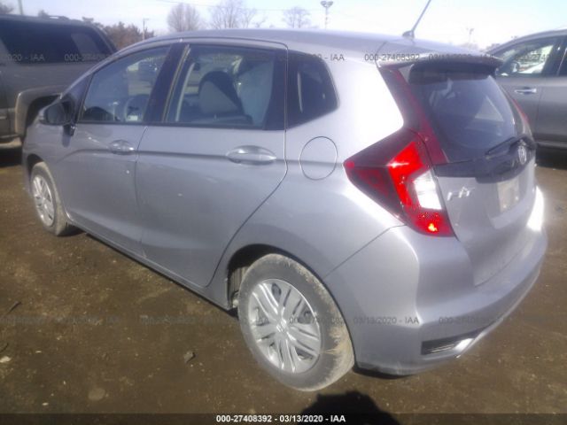 3HGGK5H40KM704178 - 2019 HONDA FIT LX Silver photo 3