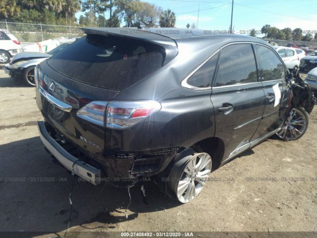 JTJZB1BA9B2404559 - 2011 LEXUS RX 450 Gray photo 4