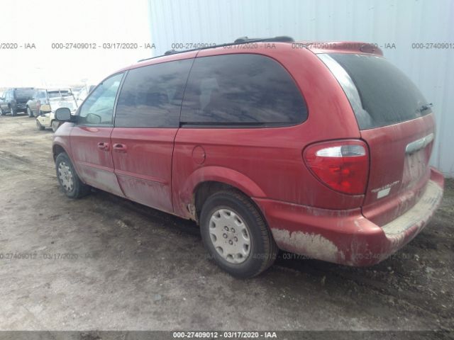 2C4GP24R83R248926 - 2003 CHRYSLER TOWN & COUNTRY  Red photo 3