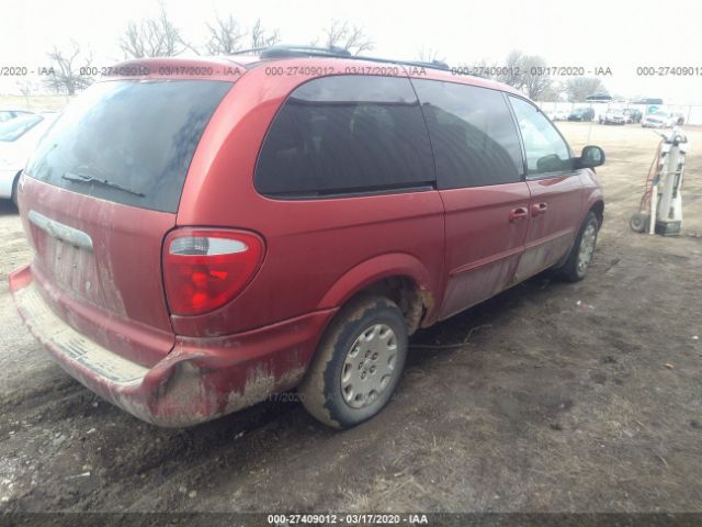 2C4GP24R83R248926 - 2003 CHRYSLER TOWN & COUNTRY  Red photo 4