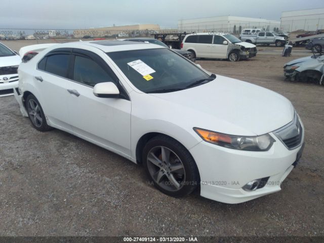 JH4CU2F89DC010300 - 2013 ACURA TSX SE White photo 1