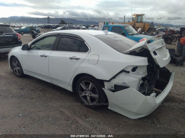 JH4CU2F89DC010300 - 2013 ACURA TSX SE White photo 3