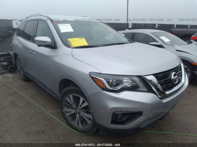 5N1DR2MN4HC652148 - 2017 NISSAN PATHFINDER S/SV/SL/PLATINUM Silver photo 1