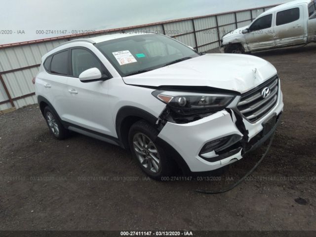 KM8J3CA45JU689554 - 2018 HYUNDAI TUCSON LIMITED/SPORT AND ECO/SE White photo 1