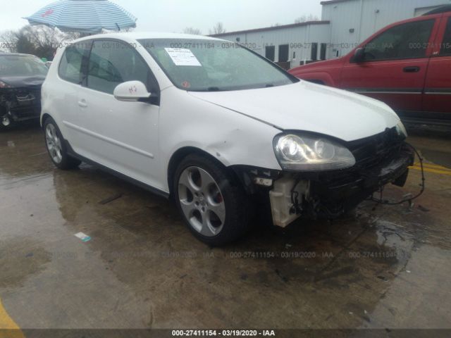 WVWFD71K99W054365 - 2009 VOLKSWAGEN GTI  White photo 1