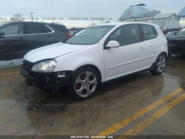 WVWFD71K99W054365 - 2009 VOLKSWAGEN GTI  White photo 2