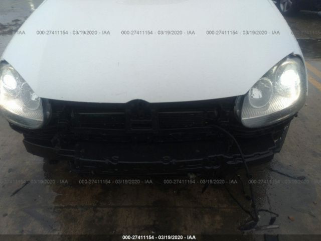 WVWFD71K99W054365 - 2009 VOLKSWAGEN GTI  White photo 6