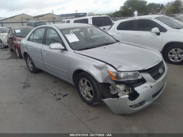 5NPEU46C16H130058 - 2006 HYUNDAI SONATA GLS/LX Silver photo 1