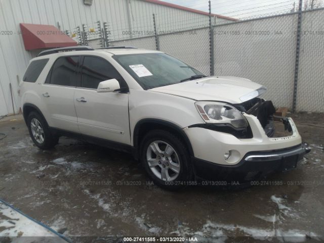 1GKER23D39J121560 - 2009 GMC ACADIA SLT-1 White photo 1