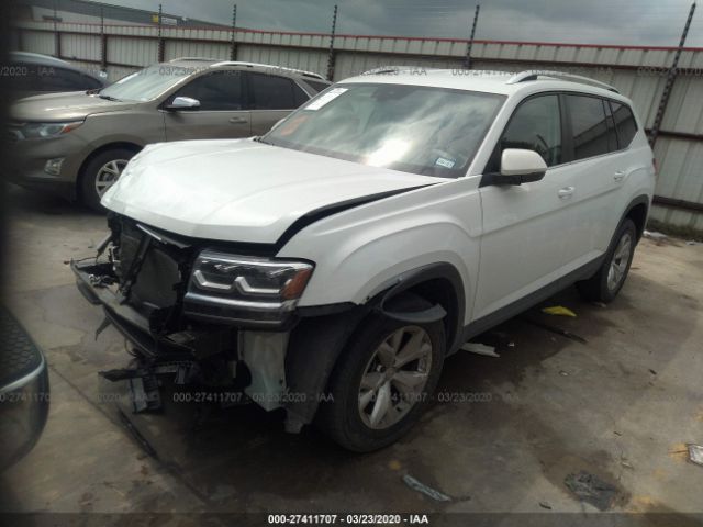 1V2WR2CA8KC582560 - 2019 VOLKSWAGEN ATLAS SE White photo 2