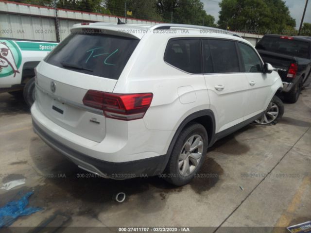 1V2WR2CA8KC582560 - 2019 VOLKSWAGEN ATLAS SE White photo 4