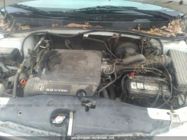 2HKRL18651H624443 - 2001 HONDA ODYSSEY EX White photo 10