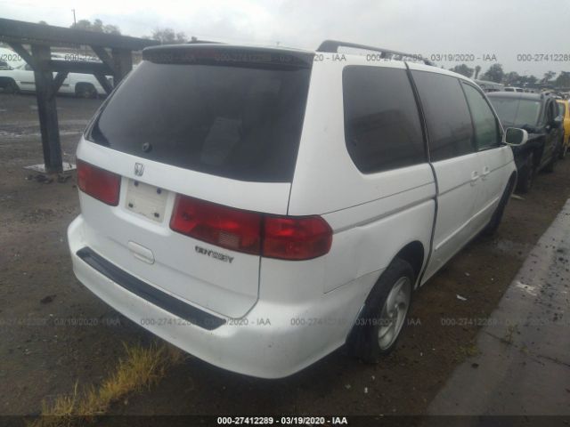 2HKRL18651H624443 - 2001 HONDA ODYSSEY EX White photo 4