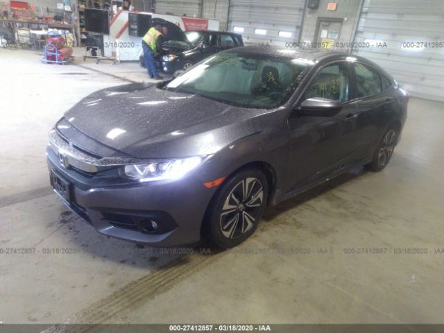 19XFC1F37HE002050 - 2017 HONDA CIVIC EX Gray photo 2