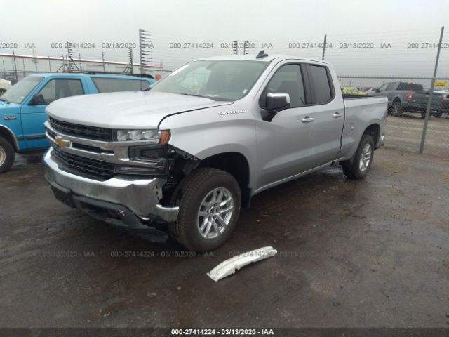 1GCRYDED2LZ149139 - 2020 CHEVROLET SILVERADO K1500 LT Gray photo 2