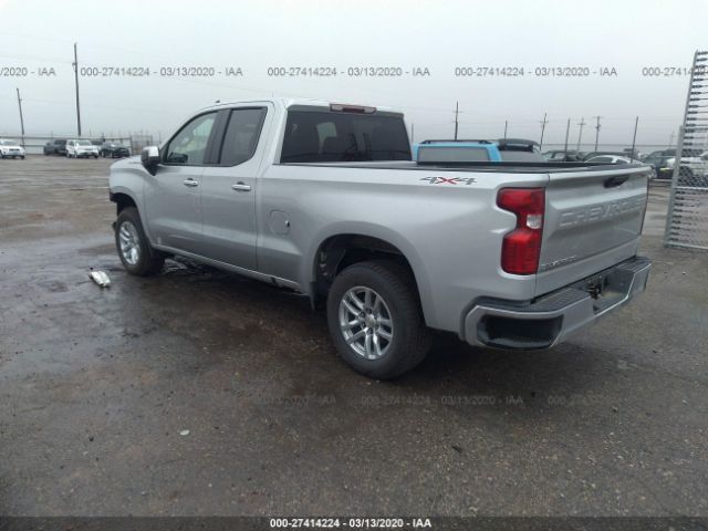 1GCRYDED2LZ149139 - 2020 CHEVROLET SILVERADO K1500 LT Gray photo 3