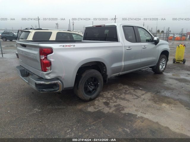 1GCRYDED2LZ149139 - 2020 CHEVROLET SILVERADO K1500 LT Gray photo 4