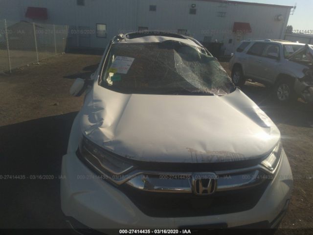 2HKRW2H95HH668055 - 2017 HONDA CR-V TOURING White photo 6