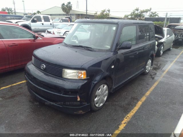 JTLKT324050206397 - 2005 TOYOTA SCION XB Blue photo 2