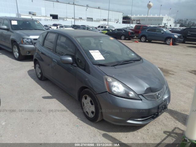 JHMGE8H32CC041342 - 2012 HONDA FIT  Gray photo 1