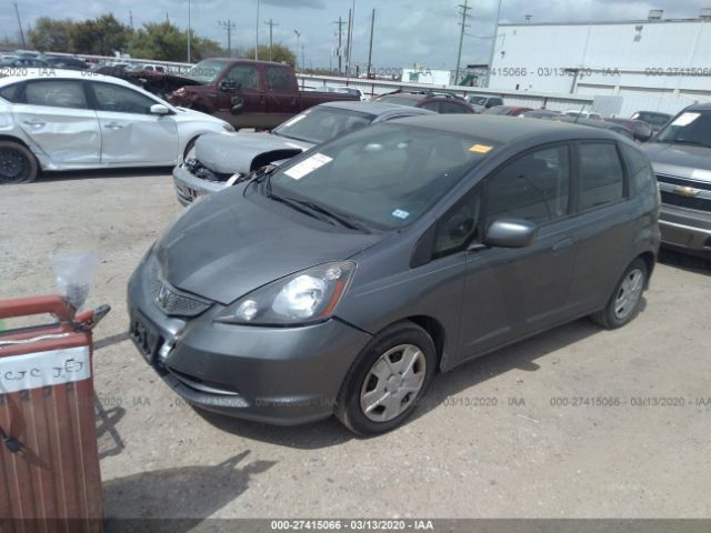 JHMGE8H32CC041342 - 2012 HONDA FIT  Gray photo 2