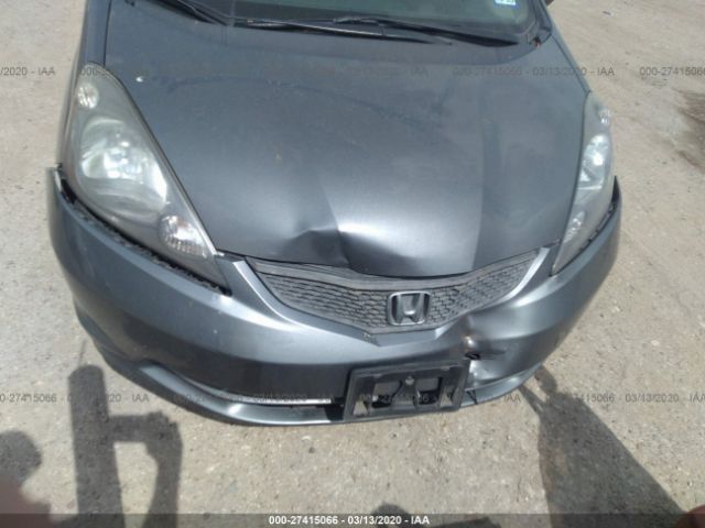 JHMGE8H32CC041342 - 2012 HONDA FIT  Gray photo 6