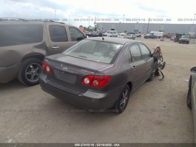 1NXBR32E57Z792265 - 2007 TOYOTA COROLLA CE/LE/S Gray photo 4