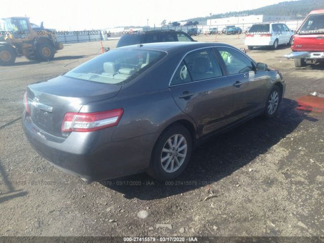 4T4BF3EK4BR105527 - 2011 TOYOTA CAMRY SE/LE/XLE Gray photo 4