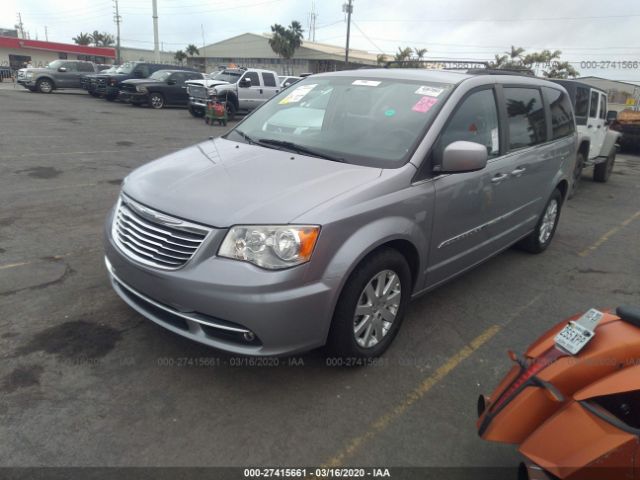 2C4RC1BGXER324925 - 2014 CHRYSLER TOWN & COUNTRY TOURING Silver photo 2