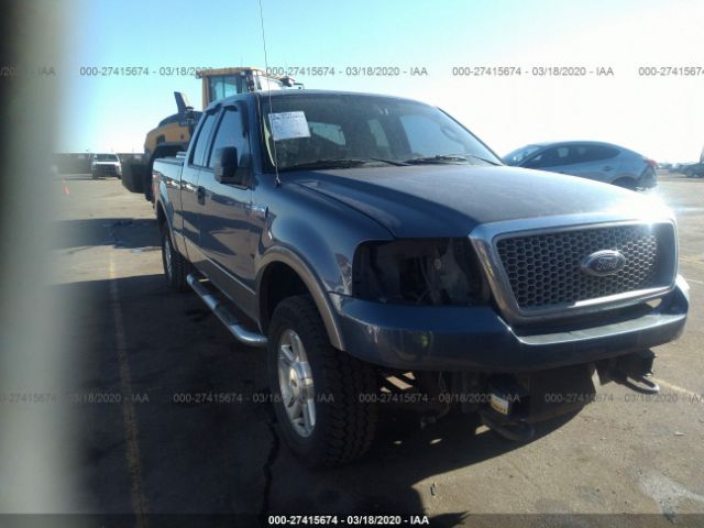 1FTPX14574NB97067 - 2004 FORD F150  Blue photo 1