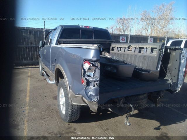 1FTPX14574NB97067 - 2004 FORD F150  Blue photo 3