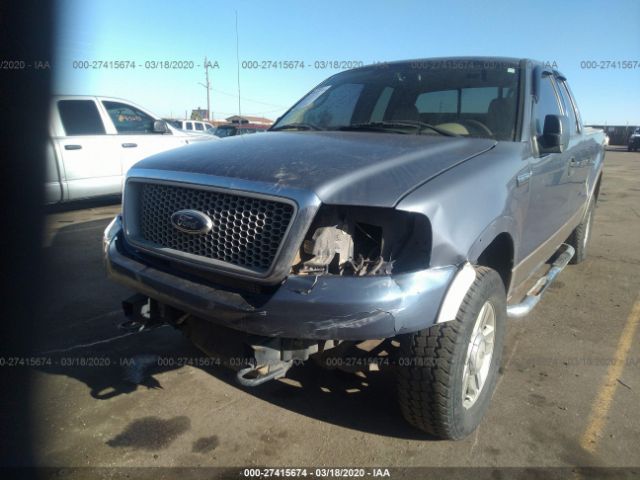 1FTPX14574NB97067 - 2004 FORD F150  Blue photo 6