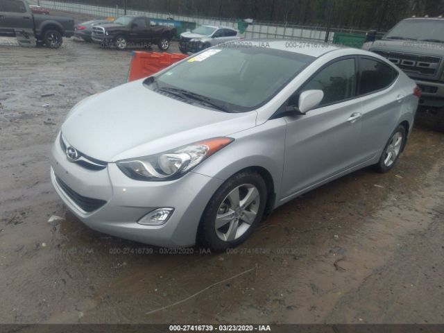 5NPDH4AE7DH347717 - 2013 HYUNDAI ELANTRA GLS/LIMITED Silver photo 2