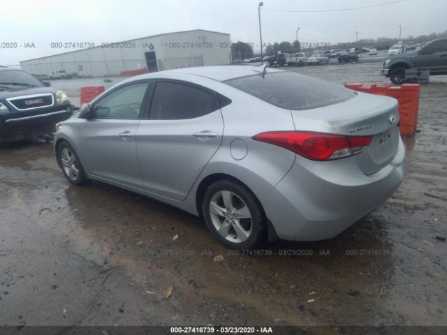 5NPDH4AE7DH347717 - 2013 HYUNDAI ELANTRA GLS/LIMITED Silver photo 3