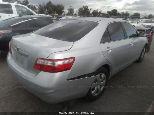 4T1BE46K58U258685 - 2008 TOYOTA CAMRY CE/LE/XLE/SE Silver photo 4