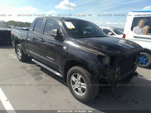 5TFRM5F12AX009901 - 2010 TOYOTA TUNDRA DOUBLE CAB SR5 Black photo 1