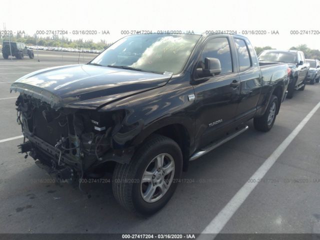 5TFRM5F12AX009901 - 2010 TOYOTA TUNDRA DOUBLE CAB SR5 Black photo 2