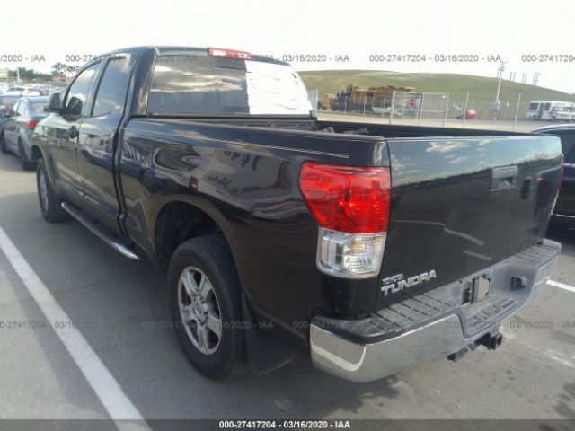 5TFRM5F12AX009901 - 2010 TOYOTA TUNDRA DOUBLE CAB SR5 Black photo 3