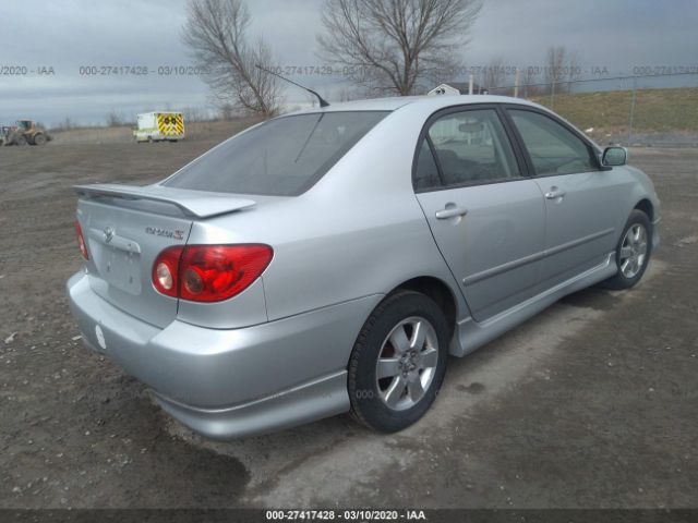 2T1BR32E75C493522 - 2005 TOYOTA COROLLA CE/LE/S Gray photo 4