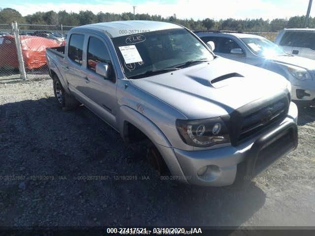 3TMJU62N08M062964 - 2008 TOYOTA TACOMA DOUBLE CAB PRERUNNER Silver photo 1