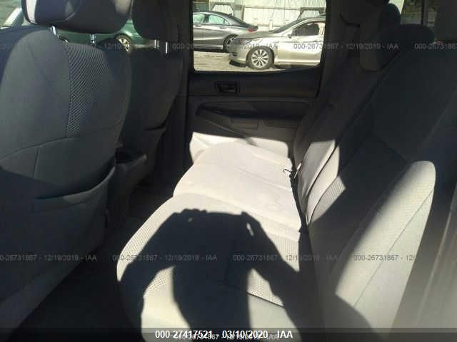 3TMJU62N08M062964 - 2008 TOYOTA TACOMA DOUBLE CAB PRERUNNER Silver photo 8